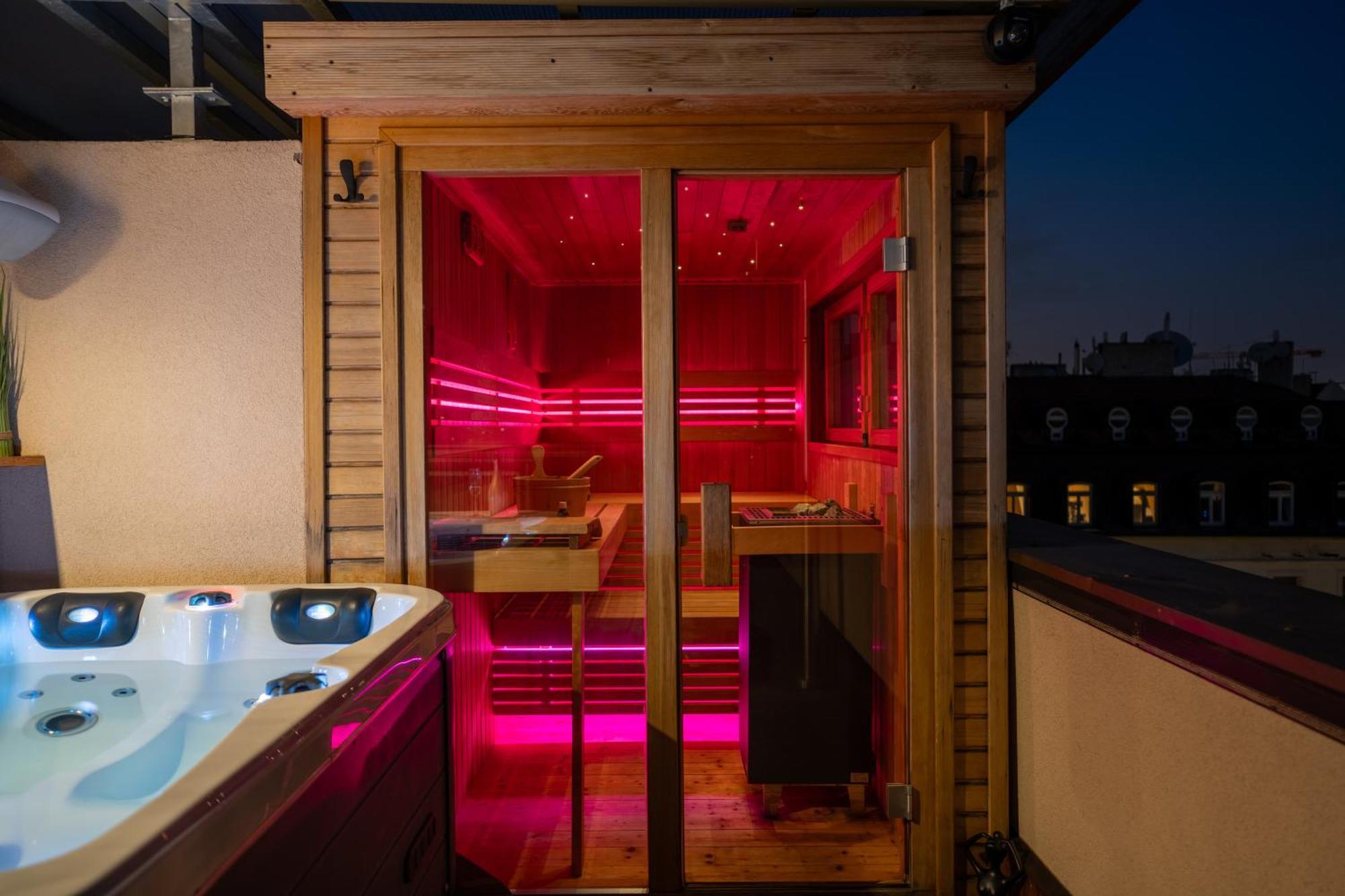 Luxury Rooftop Appartment With Fantastic Views Prague Luaran gambar